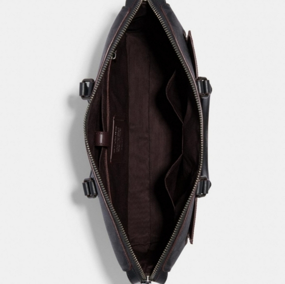 Coach Signature Laptop Bag Designer Breefcase NWT - Picture 4 of 13